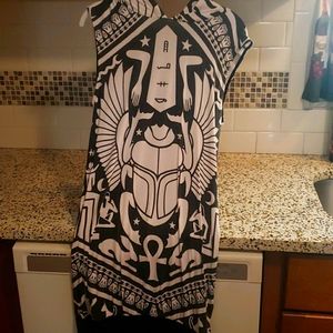 Killstar Egyptian occult hooded sleeveless dress